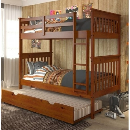 033 Oak : Giường Kéo Phụ Tầng 3 - Sát Đất
